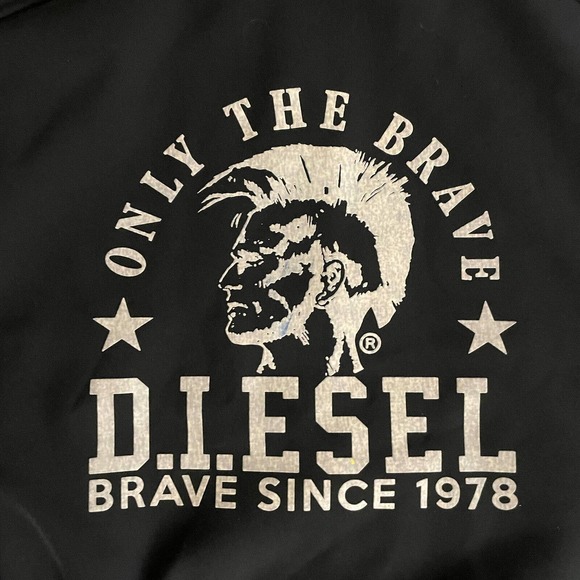 Diesel Youth 14/16 Full Zip Black Jacket - Picture 10 of 10